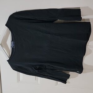 Women Jones New York Black Long Sleeve Tee Size M